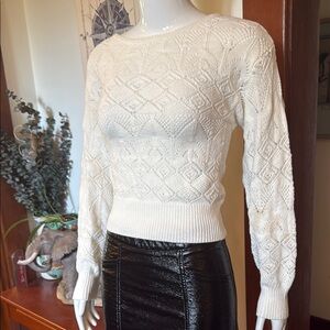 NWT Z Supply xsize small Elegant White Women's Sweater